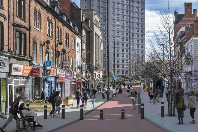 Leicester Time: 900K REVAMP UNDERWAY FOR BUSY LEICESTER STREET