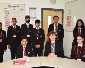 BARONESS MORGAN VISITS LEICESTER SCHOOL TO TALK CAREERS WITH STAFF AND STUDENTS