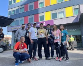 GUTSY RUNNERS TAKE ON LEICESTER’S ICONIC ‘TOWER RUN’