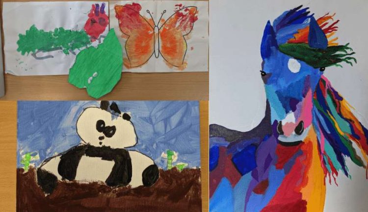 Leicester Time: ARTWORK BY CHILDREN IN CARE ON SHOW AT LEICESTER'S HIGHCROSS