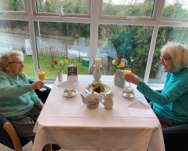 GOOD FRIENDS BECOME GOOD NEIGHBOURS AT ROTHLEY CARE HOME