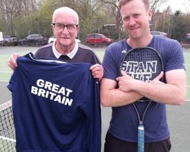 LEICESTER PENSIONER TO PLAY TENNIS FOR TEAM GB IN AMERICA