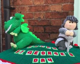 SHOWSTOPPING ST GEORGE’S DAY KNIT RAISES SMILES IN SYSTON