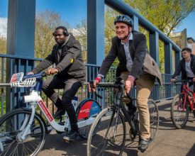 Leicester Time: Paralympic Gold Medallist Helps to Launch New Bike Ride Initiative at Leicester School