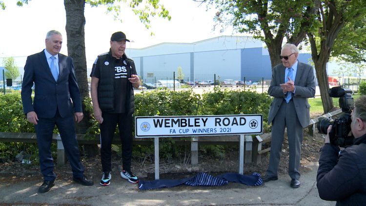 Leicester Time: STREET NAME CELEBRATES FOXES’ WEMBLEY SUCCESS 52 YEARS ON