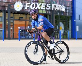 CHARITY CYCLISTS RIDING 200 MILES FROM LEICESTER TO AMSTERDAM