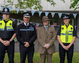 LEICESTERSHIRE POLICE: BRINGING BACK THE HELMET FOR THE CROWN