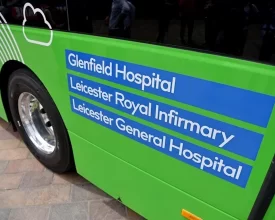 NEW ELECTRIC BUS SERVICE FOR LEICESTER’S HOSPITALS LAUNCHED