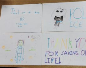 CHILDREN’S TRIBUTES TO LEICESTERSHIRE POLICE OFFICERS WHO ‘SAVED THEIR LIVES’
