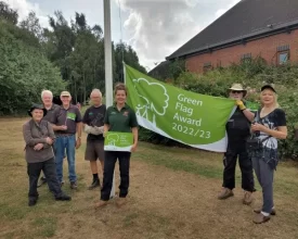 OADBY & WIGSTON PARKS LAND GREEN FLAG AWARD FOR 15th TIME