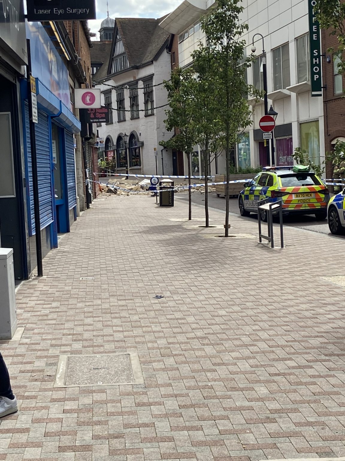 LEICESTER’S CHURCHGATE CLOSED OFF TO PUBLIC FOLLOWING INCIDENT