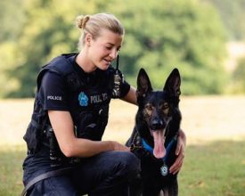 NATIONAL AWARD FOR BRAVE LEICESTERSHIRE POLICE DOG