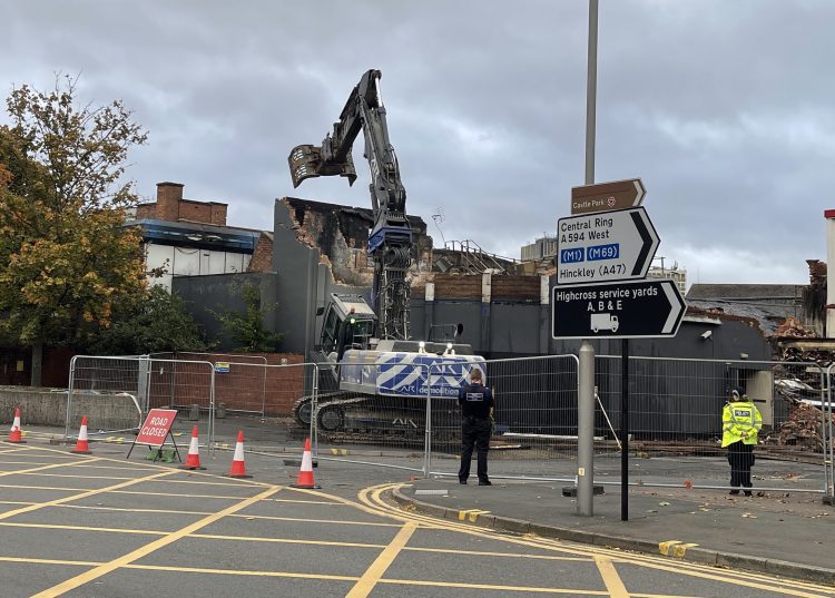 Leicester Time: INVESTIGATION BEGINS INTO CAUSE OF LEICESTER FIRE