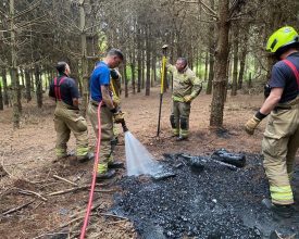 ONGOING ARSON ATTACKS IN LEICESTERSHIRE WOOD RAISE CONCERN IN COMMUNITY