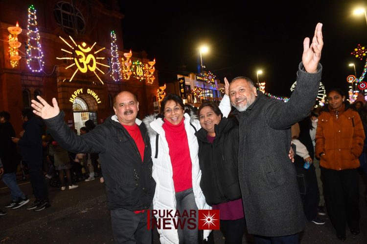 Leicester Time: Diwali Lights Switch On 2022
