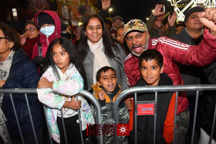 Leicester Time: Diwali Lights Switch On 2022
