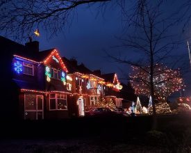 Mega-Watt Christmas Display Lights up Leicestershire Village for Charity