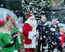 Leicester Family “Over the Moon” After Winning Festive Garden Makeover