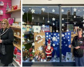 Wigston Charity Stop Wins Best Dressed Window Competition in Time for Christmas