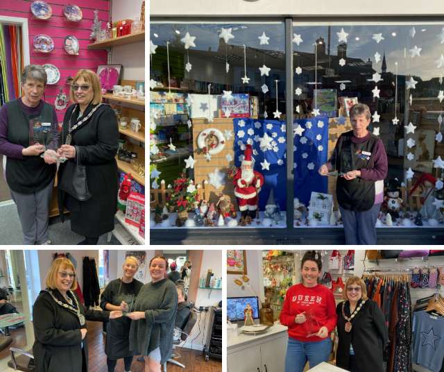 Leicester Time: Wigston Charity Stop Wins Best Dressed Window Competition in Time for Christmas