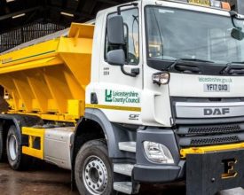 Gritters Out in Force in Leicestershire as Cold Snap Continues to Bite