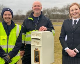 Touching ‘Letters to Heaven’ Post Box Arrives at Great Glen Crematorium