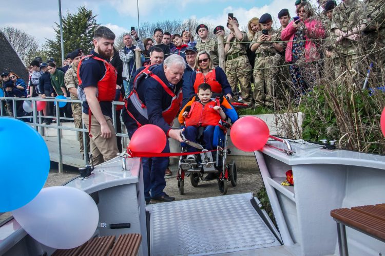 Leicester Time: Local Navy Cadets Launch New Wheelchair Accessible Powerboat in Leicestershire