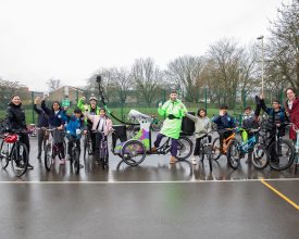 Paralympic Gold Medallist Helps to Launch New Bike Ride Initiative at Leicester School