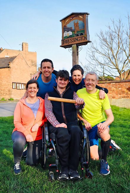 Leicester Time: Leicestershire Village Unites for 106 Mile Charity Relay to Raise Funds for Wheelchair