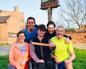 Leicestershire Village Unites for 106 Mile Charity Relay to Raise Funds for Wheelchair