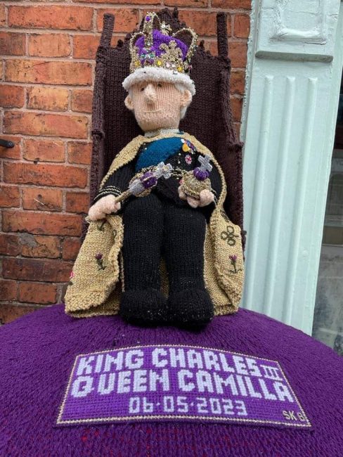 Leicester Time: Syston Knitter Marks King Charles III's Coronation in Style