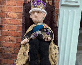 Syston Knitter Marks King Charles III’s Coronation in Style