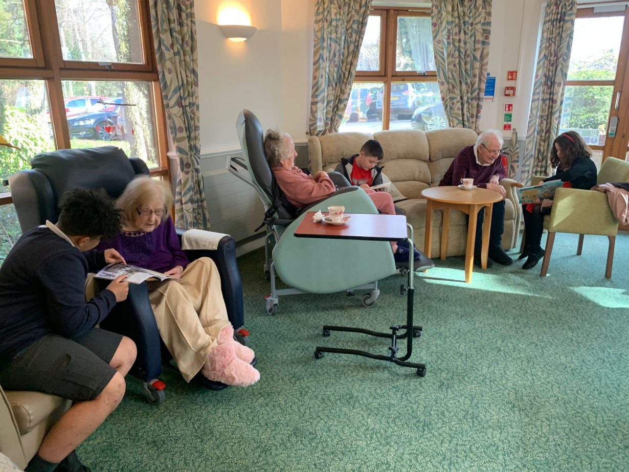 Leicester Primary School Pupils Buddy up for Reading Sessions with Care