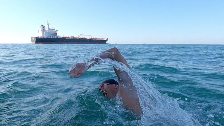 Leicester Time: Loughborough Alumnus Takes on Epic Swim Challenge for Mental Health