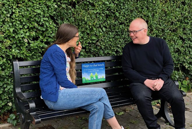 Leicester Time: 'Happy to Chat' Benches Installed to Combat Loneliness in Leicester