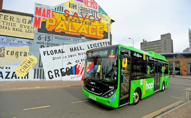 Leicester Time: Free Hop! Bus Service Proves Hit with Passengers in Leicester