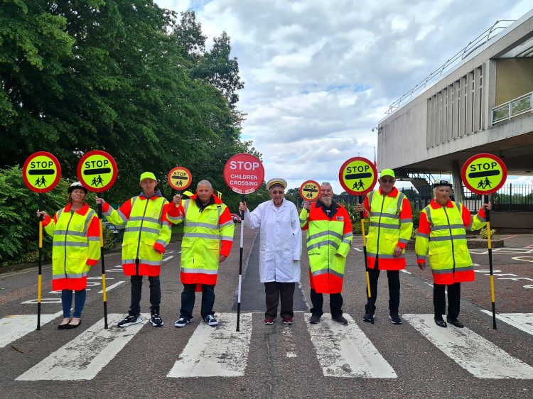 Leicester Time: School Crossing Patrols Celebrate Platinum Jubilee in Leicestershire