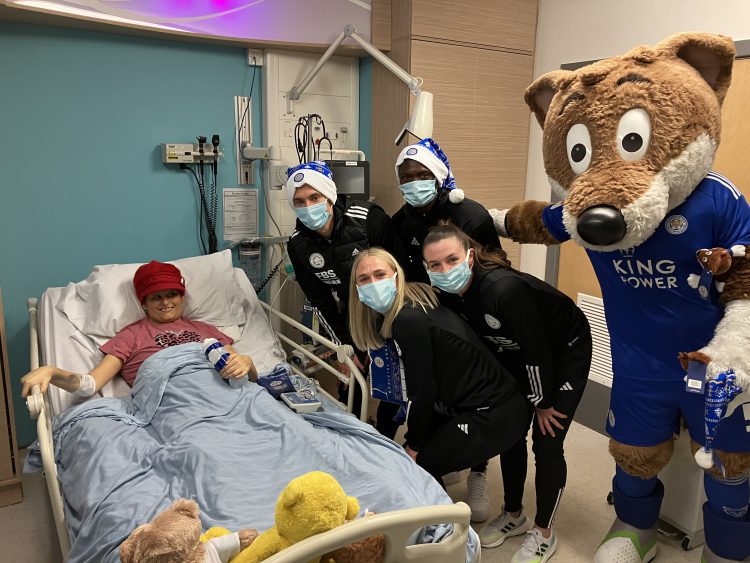 Leicester Time: Leicester City Players Surprise Children at Leicester’s Hospitals with Gifts   