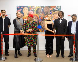 Windrush mural Unveiled at Leicester’s David Wilson Library