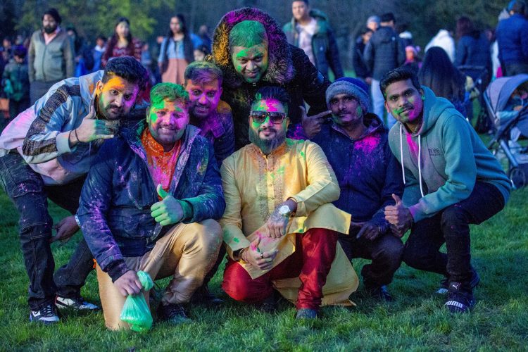 Leicester Time: Holi success for first festival at Rushey Fields