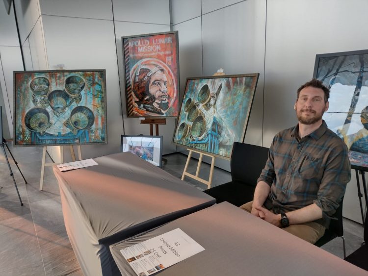 Leicester Time: Leicestershire space-age artist finalist in national art competition
