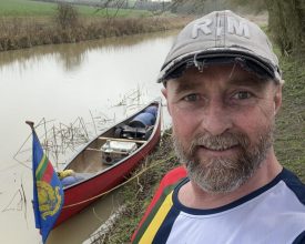 Leicester Time: Leicester canoeist paddles to London for charity