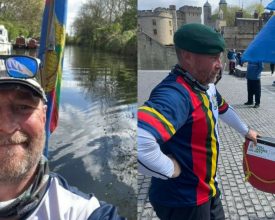 Leicester canoeist paddles to London for charity