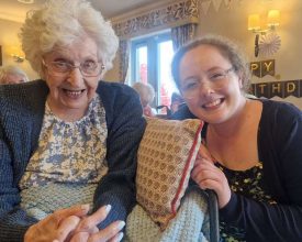 From war hero to fashionista: a Leicester care home resident’s century celebration