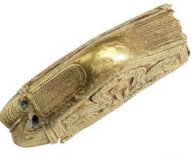 Stunning gold Saxon Pommel sells for £16,000 at auction