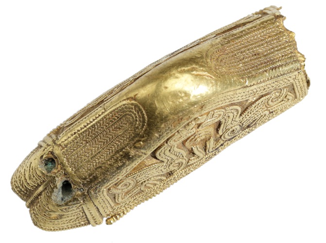 Leicester Time: Stunning gold Saxon Pommel sells for £16,000 at auction