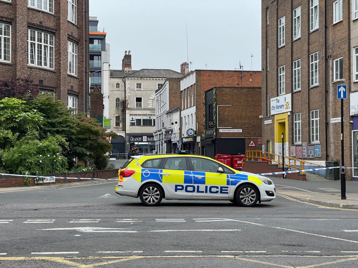 Arrest after two men stabbed in Leicester city centre - Leicester Times