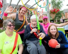 Going for gold! Quorn care home enjoys a day of sport