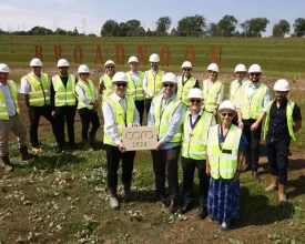 Building begins at Broadnook with groundbreaking ceremony