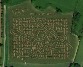 A-maze-ing Olympic design for Wistow Maze